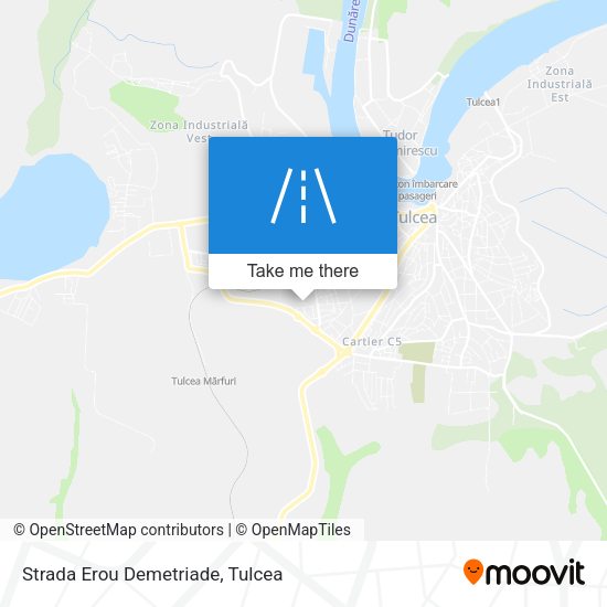 Strada Erou Demetriade map