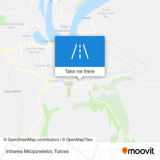 Intrarea Micșunelelor map