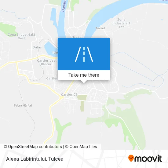 Aleea Labirintului map