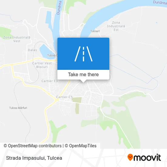 Strada Impasului map