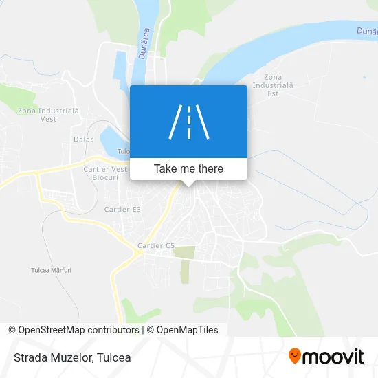 Strada Muzelor map