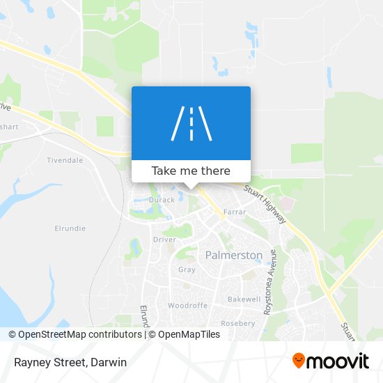 Mapa Rayney Street