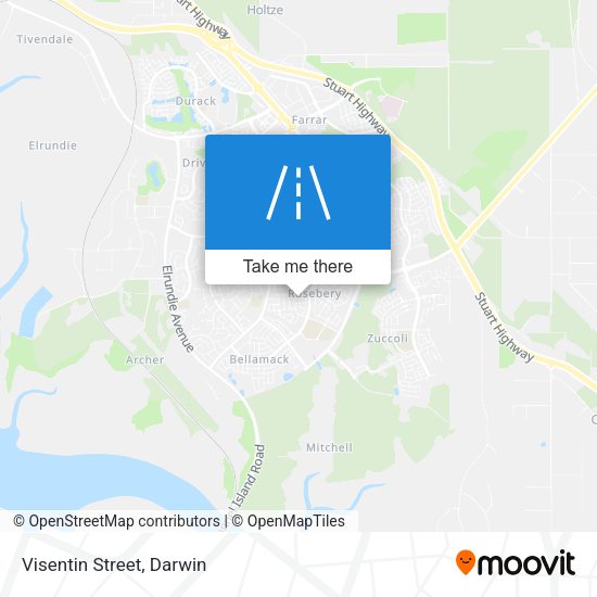 Visentin Street map