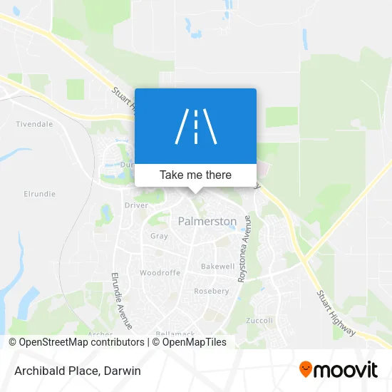 Archibald Place map