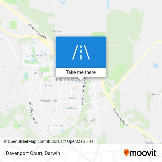 Davenport Court map
