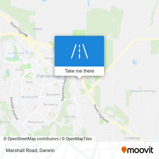 Marshall Road map