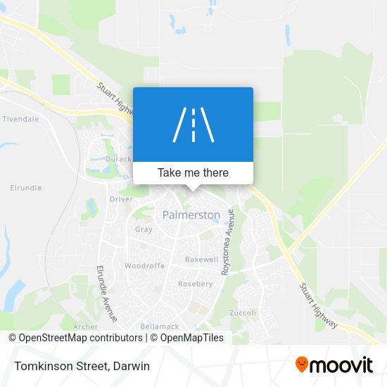 Tomkinson Street map