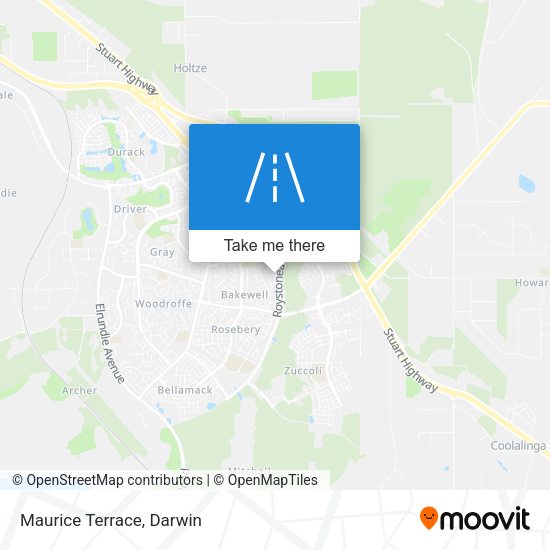 Maurice Terrace map
