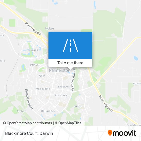 Blackmore Court map