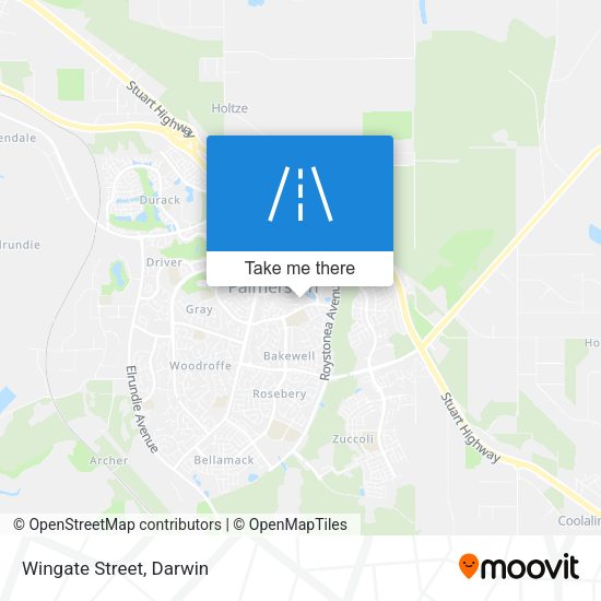 Wingate Street map
