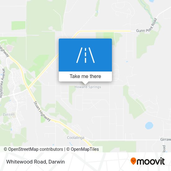 Whitewood Road map