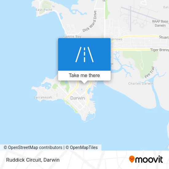 Ruddick Circuit map