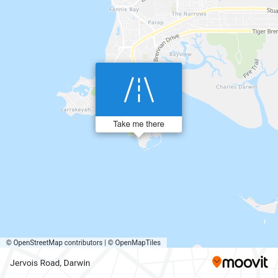 Jervois Road map