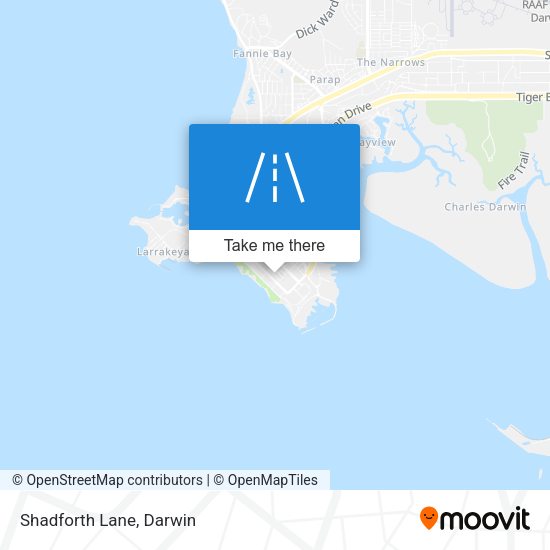Shadforth Lane map