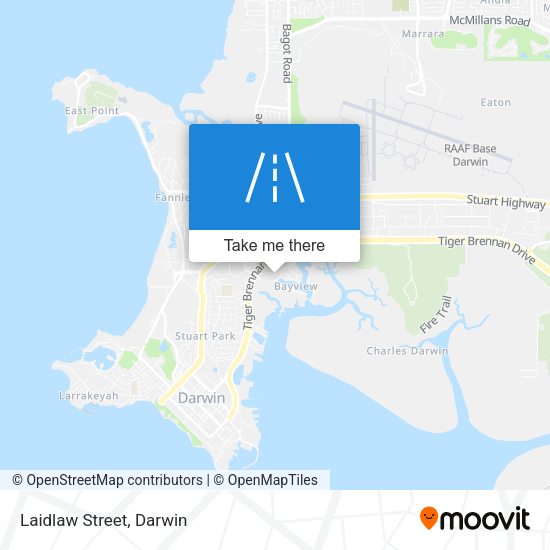 Laidlaw Street map