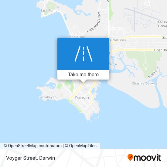 Voyger Street map