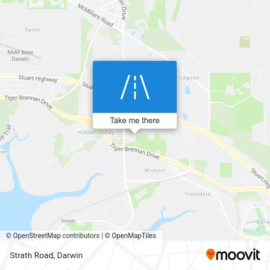 Strath Road map