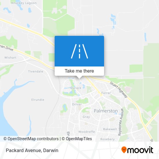 Packard Avenue map