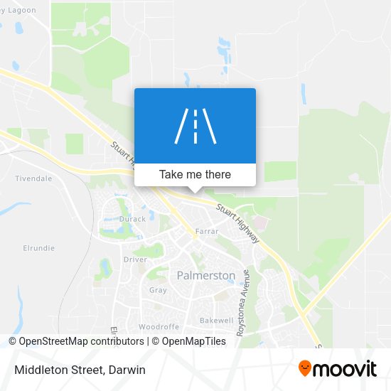 Middleton Street map