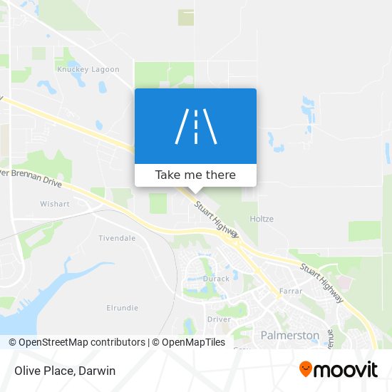 Olive Place map