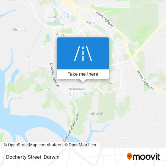 Docherty Street map