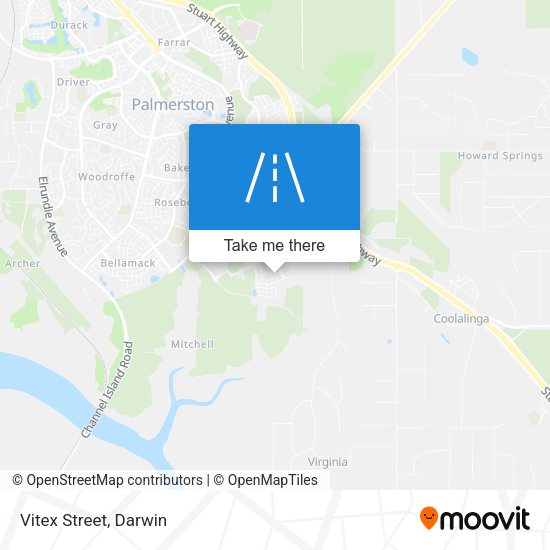 Vitex Street map