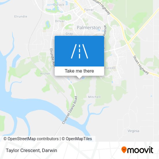Taylor Crescent map