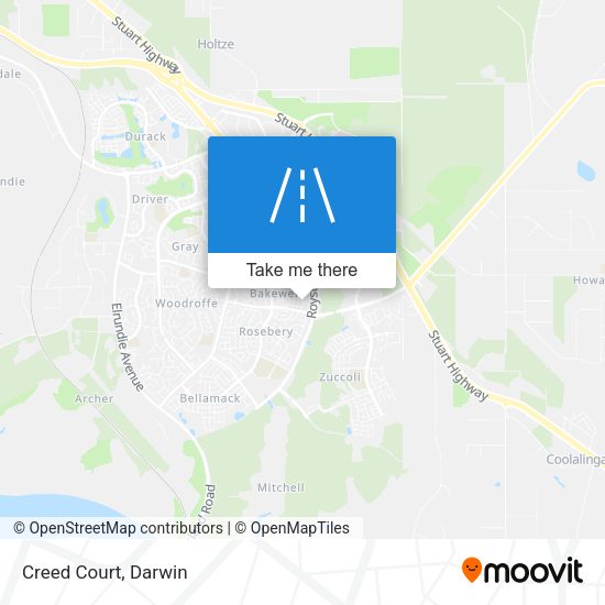 Creed Court map