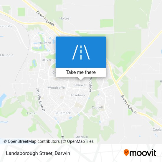 Landsborough Street map