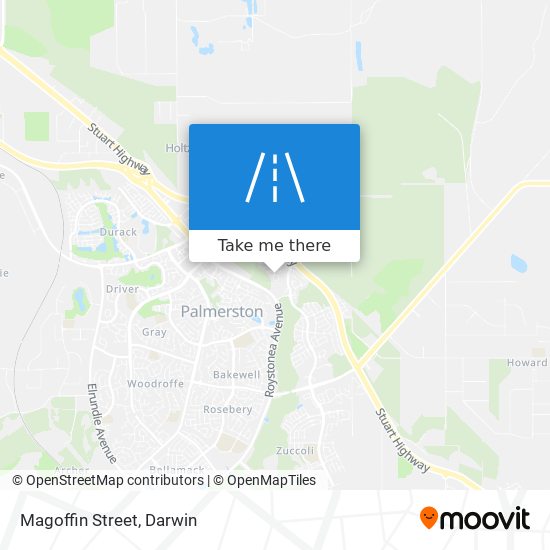 Mapa Magoffin Street