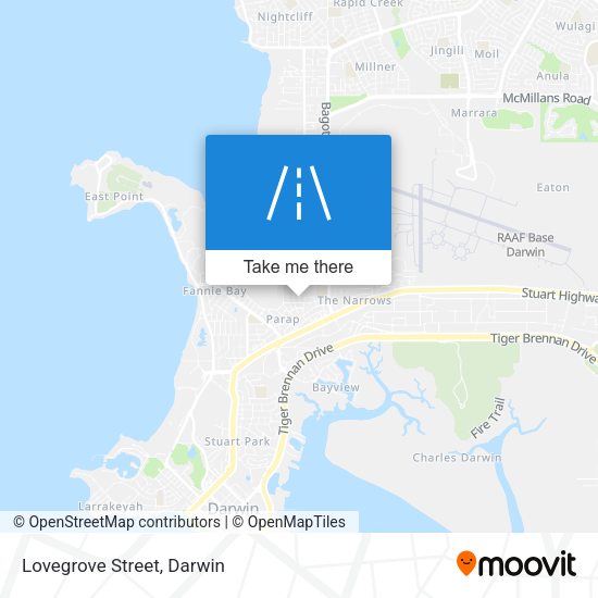 Lovegrove Street map