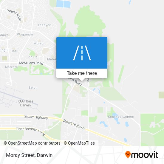 Moray Street map