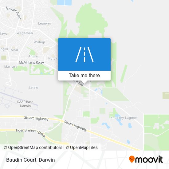 Baudin Court map
