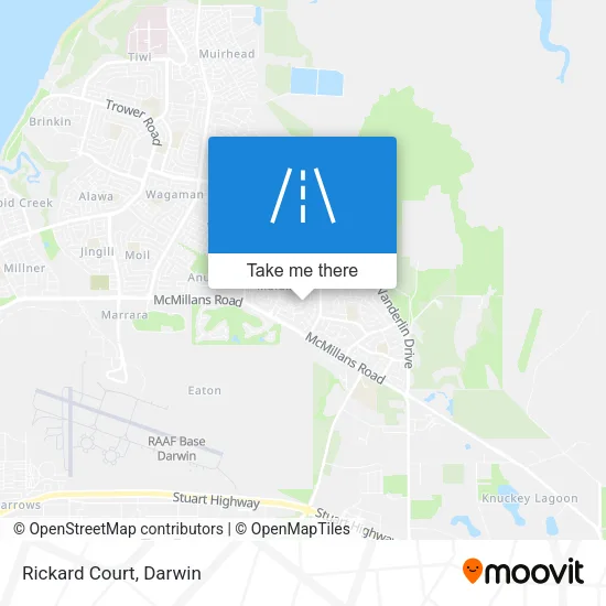 Rickard Court map
