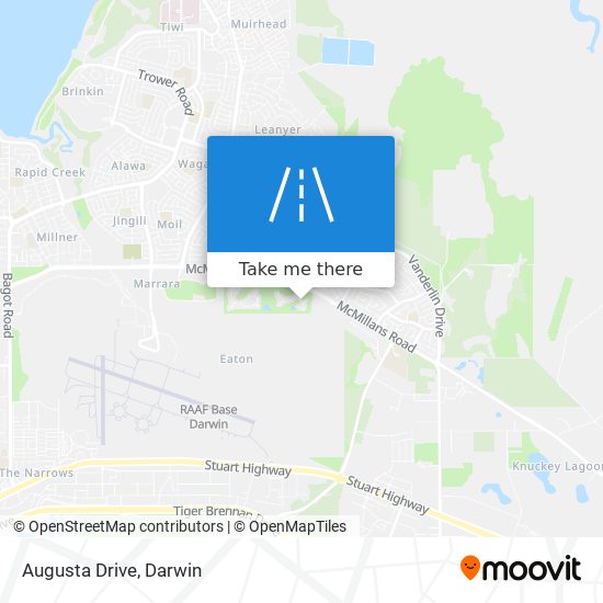 Augusta Drive map