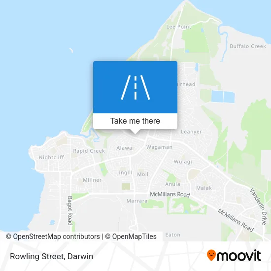 Rowling Street map