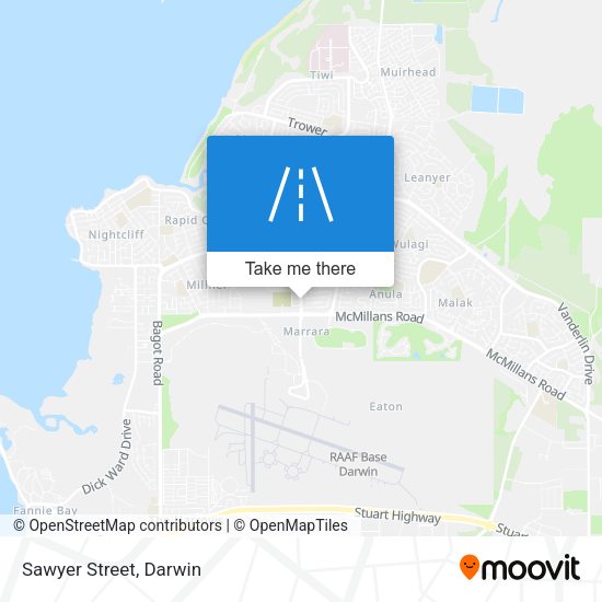 Sawyer Street map