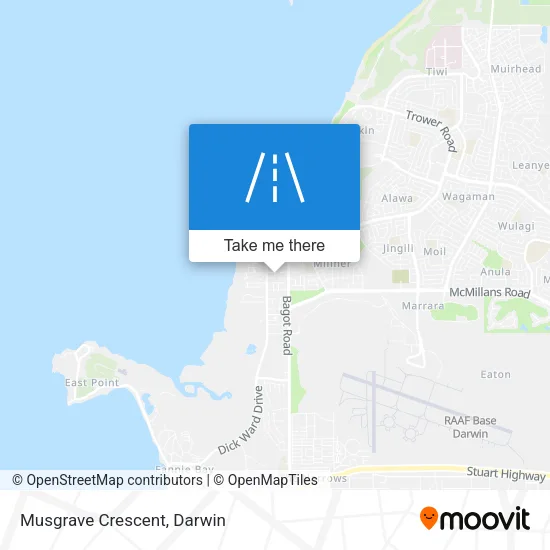 Musgrave Crescent map