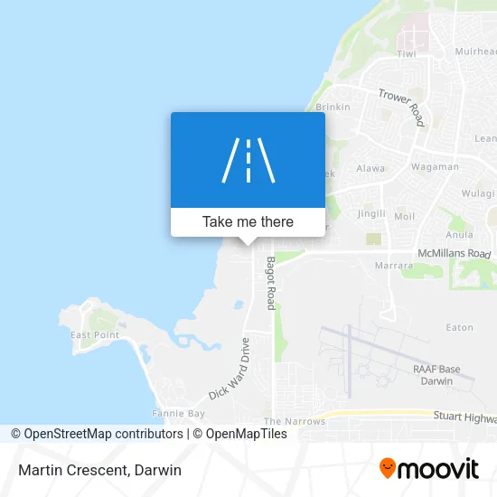 Martin Crescent map