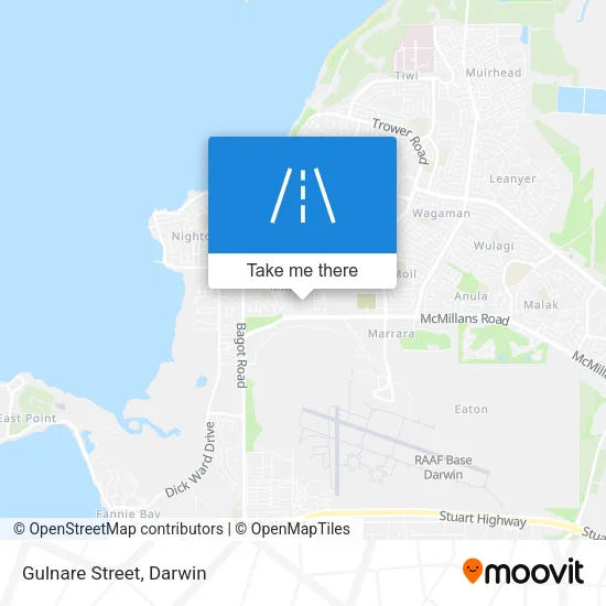Gulnare Street map