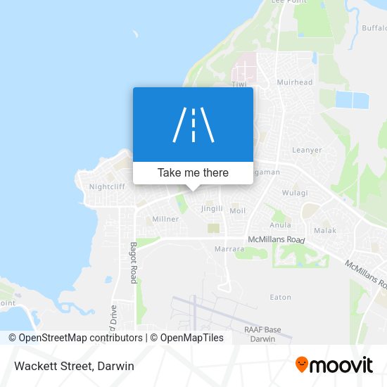Wackett Street map