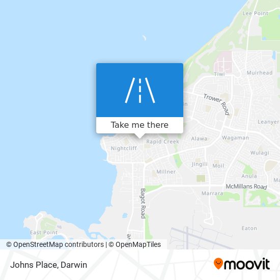 Johns Place map