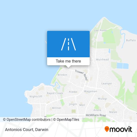 Antonios Court map