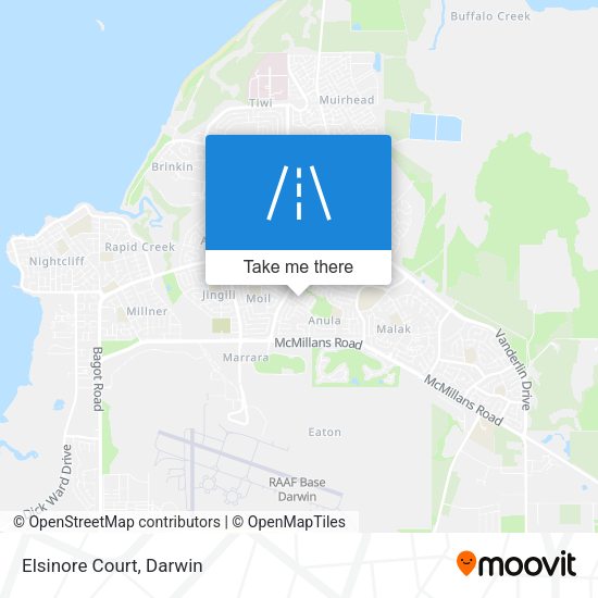 Elsinore Court map