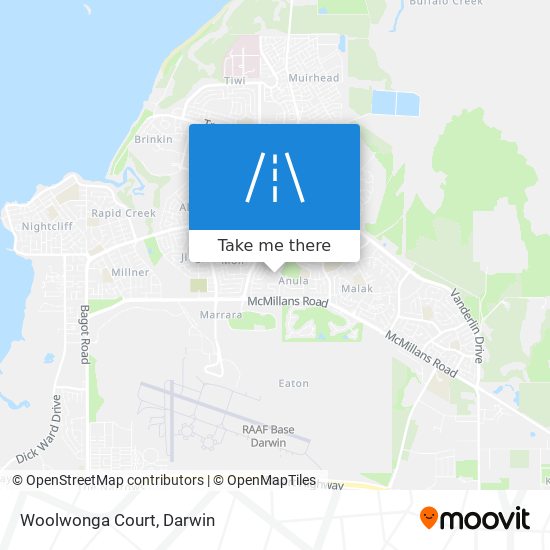 Woolwonga Court map