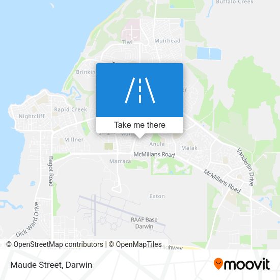 Maude Street map
