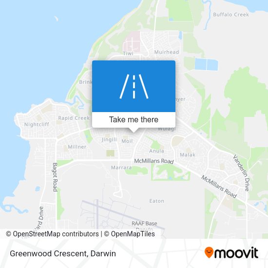 Greenwood Crescent map
