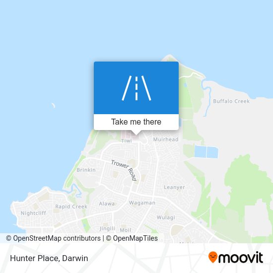 Hunter Place map