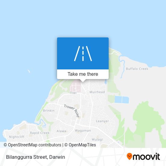 Bilanggurra Street map