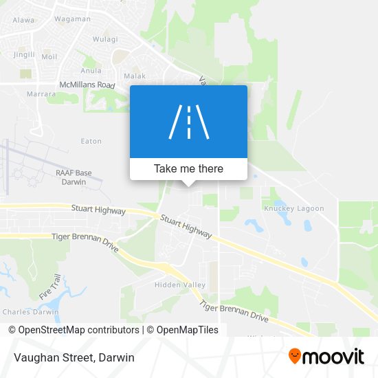Vaughan Street map